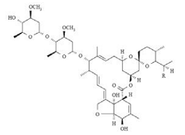 SOOLANTRA™ (ivermectin) Structural Formula Illustration