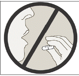 Do not swallow SPIRIVA capsules - Illustration