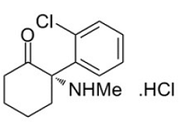 SPRAVATO™ (esketamine) Structural Formula  - Illustration