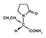 SPRITAM (levetiracetam) Structural Formula Illustration