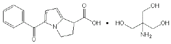 SPRIX® (ketorolac tromethamine) Structural Formula Illustration