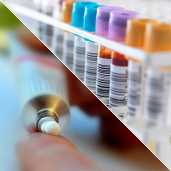 Blood tests are needed to diagnose staph when appearance is questionable or more serious infections occur. Antibiotic ointments or oral antibiotics treat staph infections.
