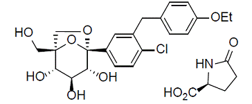 STEGLATRO™ (ertugliflozin) Structural Formula Illustration