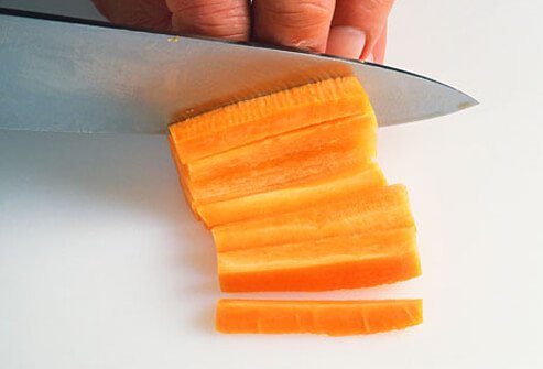 Chopped up fresh veggies.