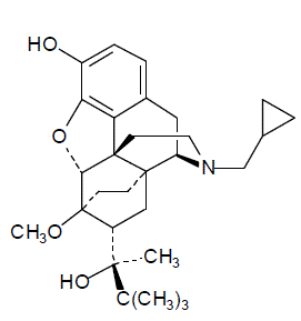 SUBLOCADE (buprenorphine) Structural Formula Illustration