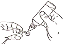 Measure dose with measuring scoop - Illustration