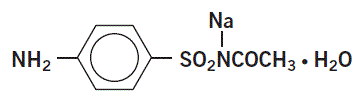 Sumadan® (Sodium Sulfacetamide & Sulfur) Structural Formula Illustration