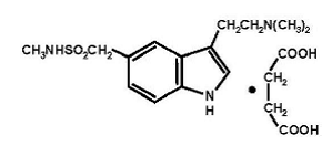 Sumavel DosePro (sumatriptan) Structural Formula Illustration