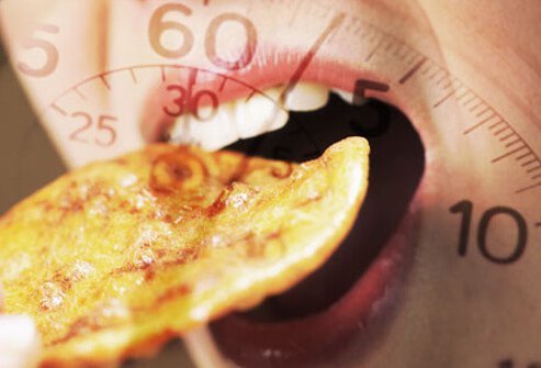 You want to keep air out of your stomach.