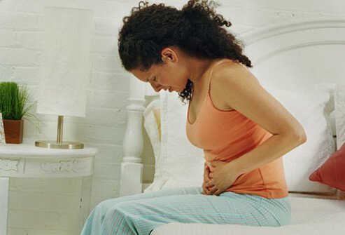 A Women With Painful Intestinal Gas 