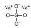 Sodium Sulfate - Structural Formula Illustration