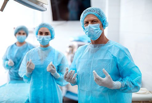 Open reduction and internal fixation (ORIF) of a displaced distal femur fracture involves surgically fastening hardware to the bone so it heals in the correct position.