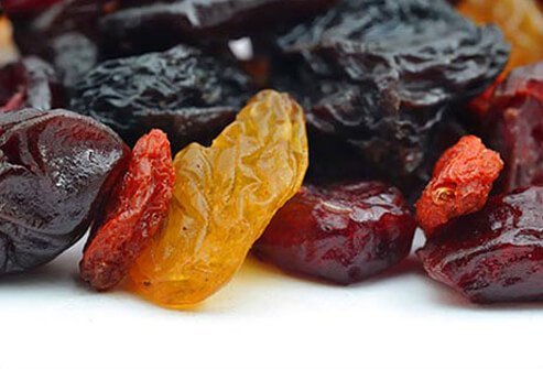 Dried fruit can be part of a healthy diet, but be sure to eat less of it than fresh fruit.