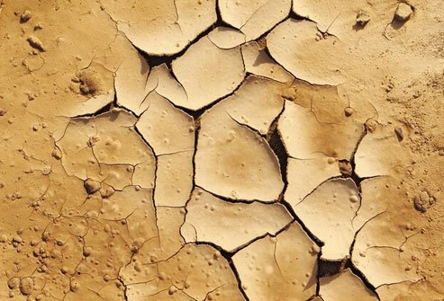 Blood vessels constrict and increase blood pressure when you are dehydrated.