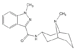 SUSTOL® (granisetron) Structural Formula Illustration