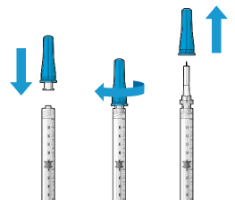 Attach SUSVIMO Initial Fill Needle - Illustration