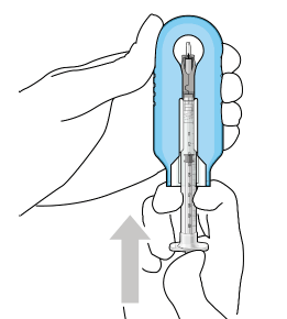 Administer ranibizumab into the Implant - Illustration