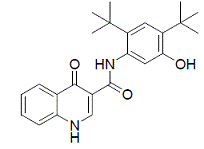 Ivacaftor - Structural Formula  - Illustration