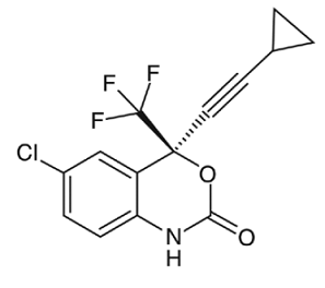 Efavirenz - Structural Formula  - Illustration