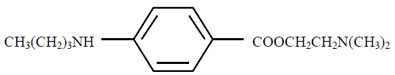 Tetracaine - Structural Formula Illustration