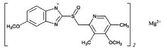 Omeprazole magnesium Structural Formula - Illustration