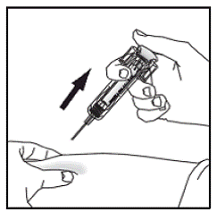 Inject GRANIX subcutaneously as recommended - Illustration