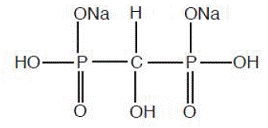 Technescan™ HDP (oxidronate sodium) Structural Formula - Illustration