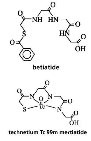Technescan MAG3 (technetium Tc 99m mertiatide) Structural Formula - Illustration