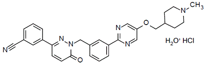 TEPMETKO® (tepotinib) Structural Formula - Illustration