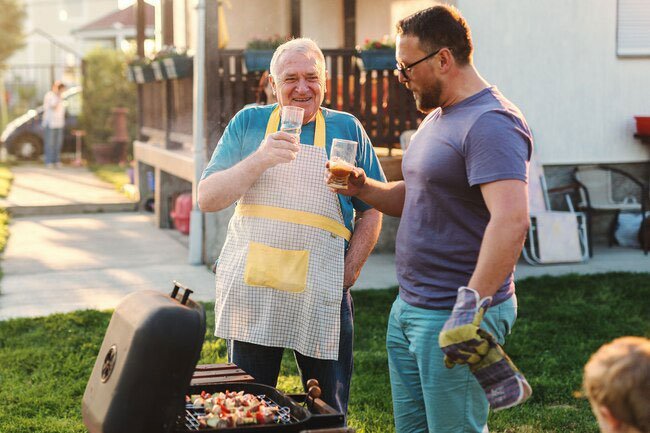 Beer doesn't necessarily make the fat settle around your middle.