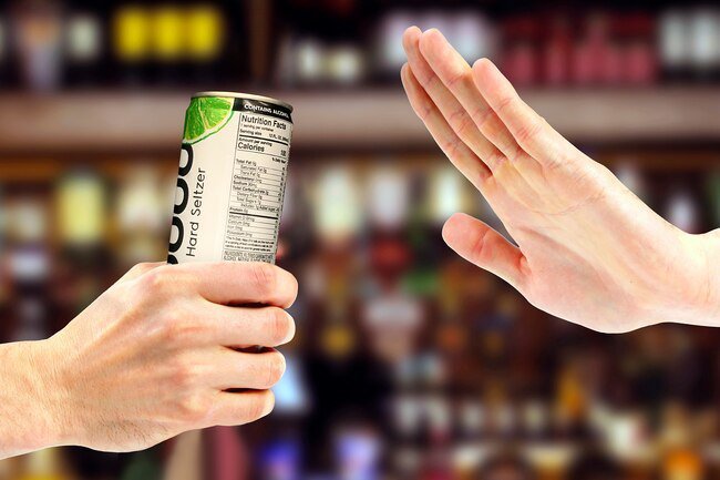 Stick to hard seltzers in moderation. One a day if you're a woman, or two if you're a man.