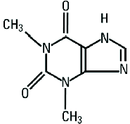 Theophylline Structural Formula Illustration