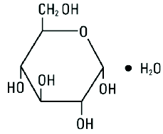 Dextrose Hydrous Structural Formula Illustration