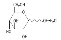 Hydrous Dextrose Structural Formula Illustration