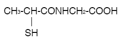 THIOLA® (Tiopronin) Structural Formula Illustration