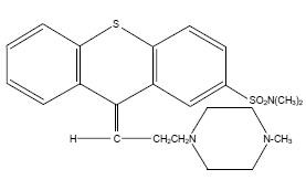 NAVANE®
  (Thiothixene) Structural Formula Illustration