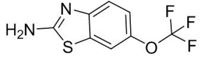 TIGLUTIK (riluzole) Structural Formula Illustration