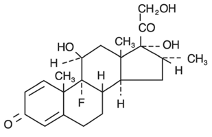 Dexamethasone - Structural Formula Illustration