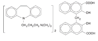 Tofranil-PM™ (imipramine pamoate) Structural Formula Illustration