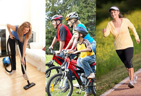 It's not necessary to spend an hour or more at the gym to get in your daily exercise.