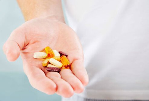 Photo of vitamins and supplements.