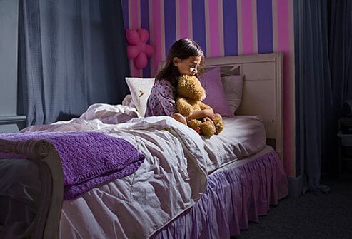 Stress can affect kids' sleep. Help them relax with deep breathing.