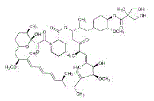 TORISEL Kit (temsirolimus) Structural Formula  - Illustration