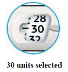 How to read the dose window - Illustration