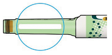 Check that the insulin is clear - Illustration