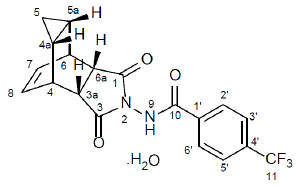 TPOXX® (tecovirimat) Structural Formula Illustration