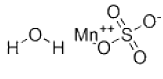 Manganese sulfate Structrual Formula Illustration