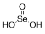 selenious acid Structrual Formula Illustration