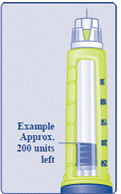 Choose your injection site and wipe the
skin with an alcohol swab  - Illustration