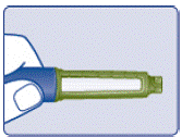 Turn the dose selector to select 2 units - Illustration